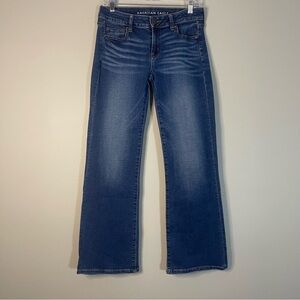 American Eagle Outfitters Women's Flare Blue Jeans